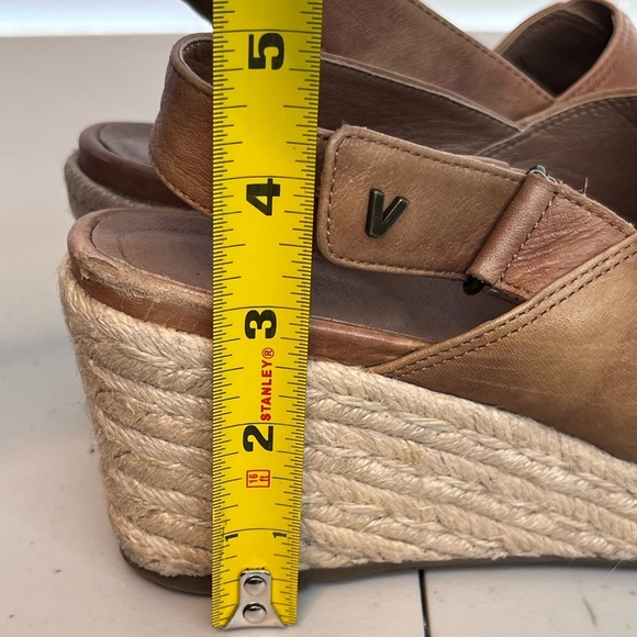 Vionic Zamar Sz 9 Leather Espadrille Wedge Sandals - Picture 12 of 12